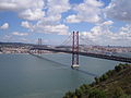 Ponte 25 de Abril from Pragal