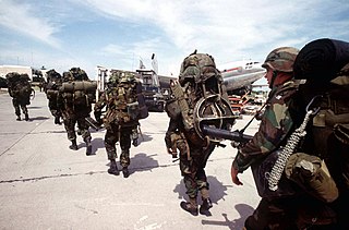 <span class="mw-page-title-main">Operation Uphold Democracy</span> International military intervention in Haiti following the 1991 coup detat