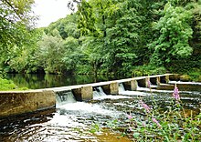 Ponte sobre do Tambre entre Lardeiros, O Pino e Aiazo, Frades. Date