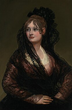 《唐娜伊莎貝拉》(Donna Isabel de Porcel)，1805年，收藏於英國國家美術館