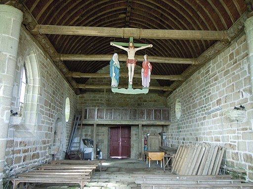 Poutre de gloire chapelle Saint Sébastien Le Faouët