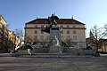Čeština: Renovovaný Palackého památník na stejnojmenném náměstí v Praze English: Renovated Palacký memorial in Prague, CZ