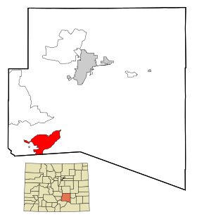 Localização da cidade de Colorado