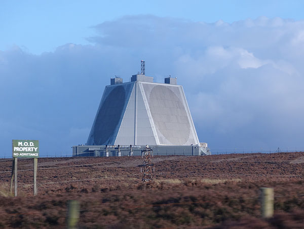 AN/FPS-132 Solid State Phased Array Radar System at RAF Fylingdales