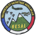 Badge de l'unité RESAL de 2002.