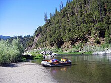 Rafting the Klamath.