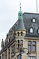 Deutsch: Detailaufnahme des Kontorhauses Rathausmarkt-Hof in Hamburg-Altstadt. This is a photograph of an architectural monument. It is on the list of cultural monuments of Hamburg, no. 29157