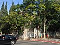 Vista da esquina da Residência da Família Jafet, na Rua Bom Pastor, 825, em São Paulo (SP), Brasil.