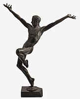 Скульптура Фані Елофа «Рапсодія». Бронза, 1935. Вис. 820 мм.