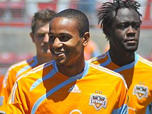 The MetroStars selected Ricardo Clark second overall. A 3x MLS All-Star, he was named to the 2006 MLS Best XI. Clark earned 34 caps with the US Men's National Team and was selected to the 2010 FIFA World Cup squad. Ricardo Clark (cut).jpg