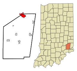 Batesville - Carte