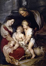 Rubens, Sagrada Familia con santa Isabel (depósito del Museo Thyssen-Bornemisza)