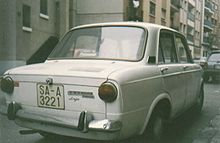 SEAT 850 Especial Lujo (4-door "largo") SEAT 850 rear.jpg