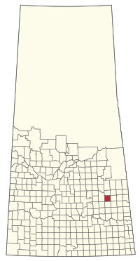 Umístění RM Insinger č. 275 v Saskatchewanu