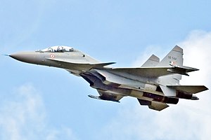 A Su-30MKI of the Indian Air Force.