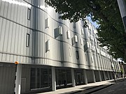 Modern building with a wavy facade