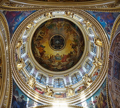 Dome of Saint Isaac's Cathedral, Saint Petersburg (Ru)