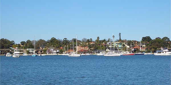 Sans Souci, view across Kogarah Bay