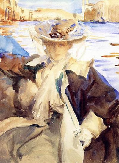 Jane Erin Emmet de Glehn en 1904 à Venise, John Singer Sargent