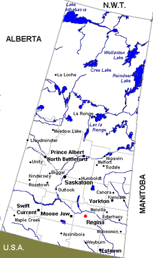 Saskatchewan: Hidronimia, Geografía, Clima