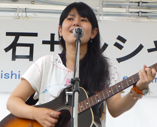 Satoko Ishimine at Hatsuishi Sunshine Summer Fun Festa 2012