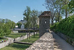 Schweinfurt, Stadtbefestigung, Am Unteren Wall-20160507-001