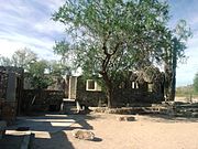 The ruins of the Scorpion Gulch residence. The residence is located at 10225 S. Central Ave, in South Mountain Park in Phoenix, Arizona. The property was listed in the Phoenix Historic Property and Preservation Register in October of 1990.