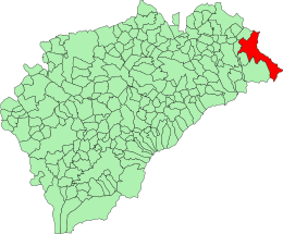 Ayllón – Mappa