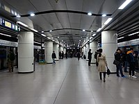 10号线站台中央（2018年10月摄）