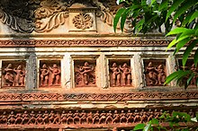 Shikhar Deul of Radhagobinda Jiu temple at Loada under Paschim Medinipur district in West Bengal 09.jpg