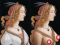 Thumbnail for File:Simonetta Vespucci (Gemälde von Sandro Botticelli) und einmal mit einem Nudify-Webdienst 'entkleidet'.png