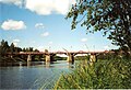 Lejonströmsbron (1737) (Spreng- und Hängewerk) in Skellefteå, Sweden