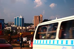 Skyline von Kampala