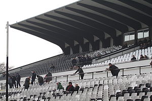 Hlavní tribuna stadionu Ovcha-Kupel (2011)