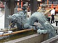 Skulptura zmaja v Kijomizu-dera