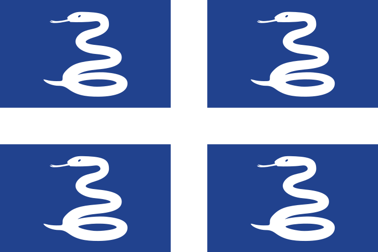 Файл:Snake Flag of Martinique.svg