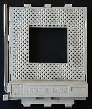 <span class="mw-page-title-main">Socket A</span> CPU socket for old AMD CPUs