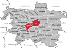 Stadtbezirk Mitte in Hannover.svg