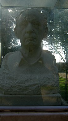 Statue of Helmut Riter - Mausoleum of Attar - Nishapur 1.JPG
