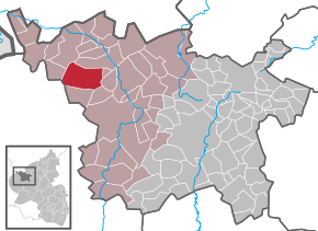 Poziția Steffeln pe harta districtului Vulkaneifel