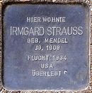 Stolperstein Arnstadt Ried 7-Irmgard Strauss.JPG