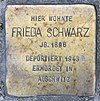 Stolperstein Münchener Str 21 (Schön) Frieda Schwarz.jpg