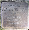 Stolperstein Martin-Luther-Str 127 (Schöb) Beate Schindler.jpg