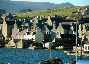 Stromness, the second largest town on the mainland