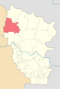 Сватаўскі раён на мапе