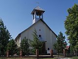 English: Church of Black Madonna in Szczecno