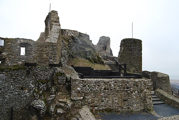 The ruins of the fort of Szigliget