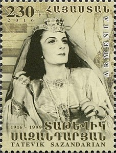 Tatevik Sazandarian 2016 stempel van Armenia.jpg