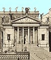 Ricostruzione ideale del tempio della Concordia, inaugurato nel 366 a.C.