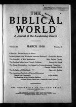 Thumbnail for File:The Biblical World 1918-03- Vol 51 Iss 3 (IA sim biblical-world 1918-03 51 3).pdf